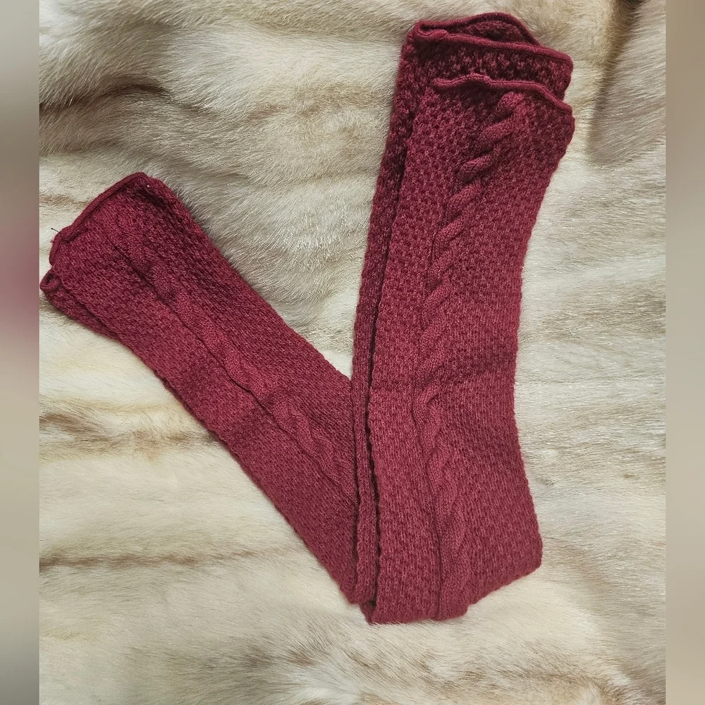 NEW STYLISH WARM THICK RIBBED KNITTED LEGGINGS 32